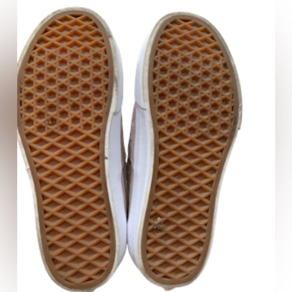 Vans Authentic Platform Suede Polka Dot Blush/Tan… - image 3